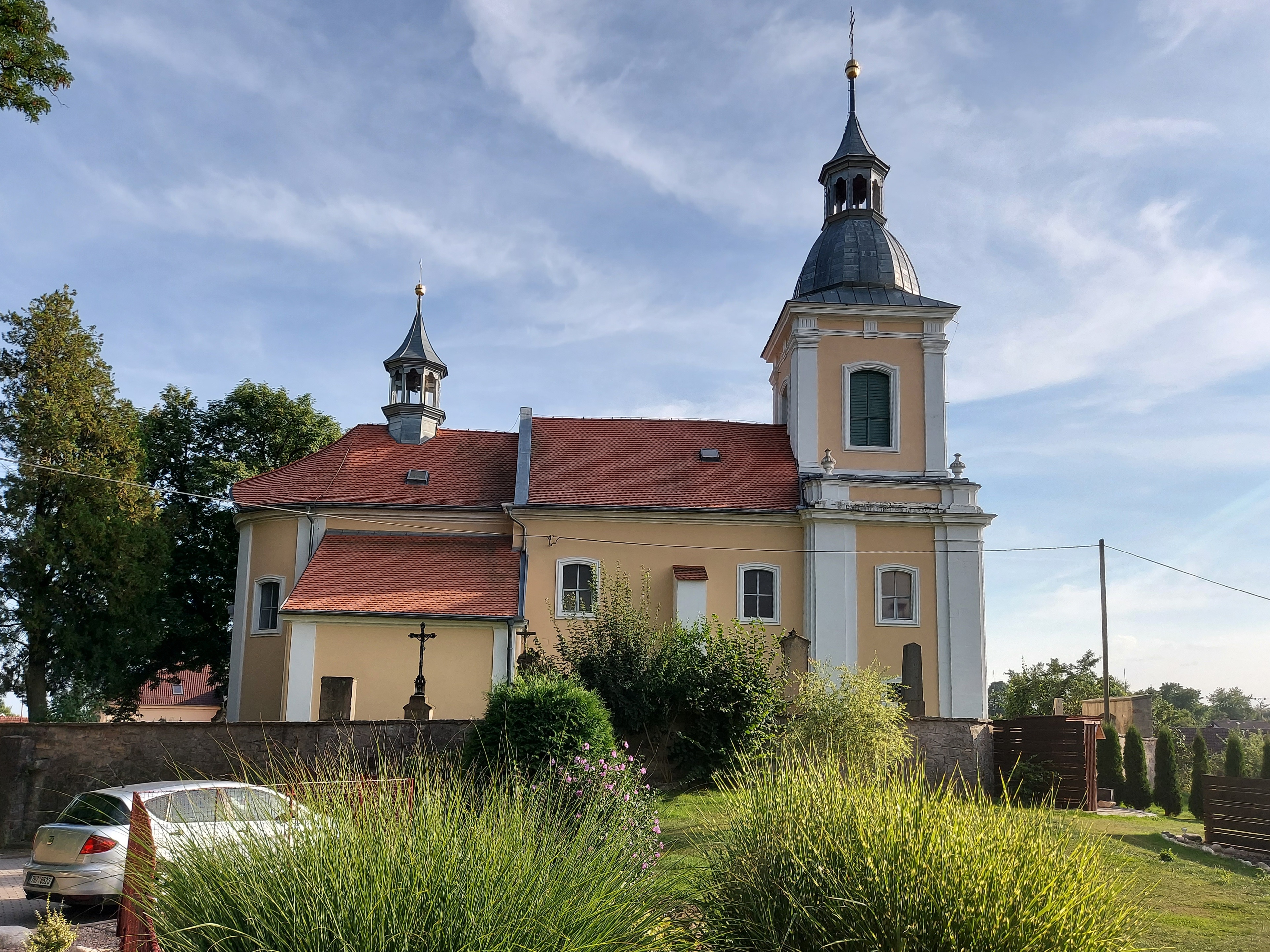 Kostel Nanebevzetí Panny Marie v Nedělištích, po obnově, 2022