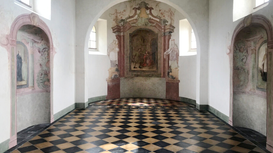 Po restaurování – interiér kaple sv. Václava 