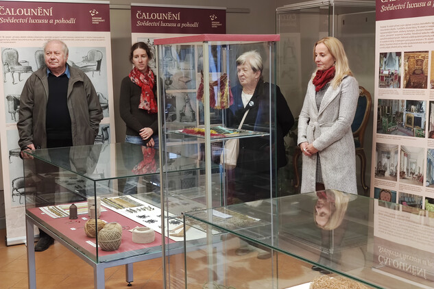 Vernisáž výstavy Čalounění - svědectví luxusu a pohodlí, 3. 11. 2022, České Budějovice