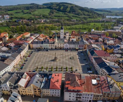 Centrum památkové rezervace je náměstí T. G. Masaryka, foto: Archiv města Moravská Třebová