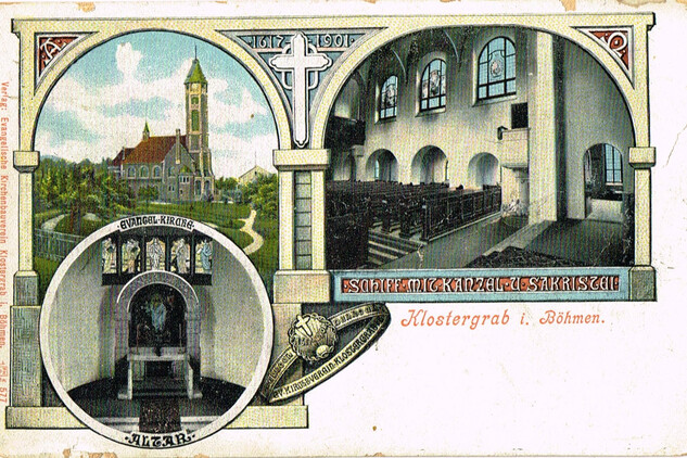 Architektura evangelických chrámů ateliéru Schilling a Graebner na Teplicku. Klostergrab