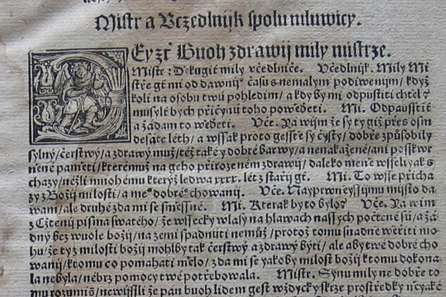 Přednáška na téma morových tisků a morových nařízení