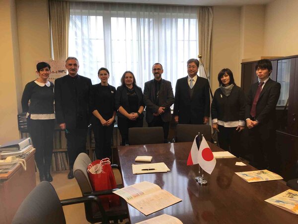 Přijetí zástupců NPÚ pane Toyoki Hiroyukim, radou japonské vlády pro kulturní záležitosti