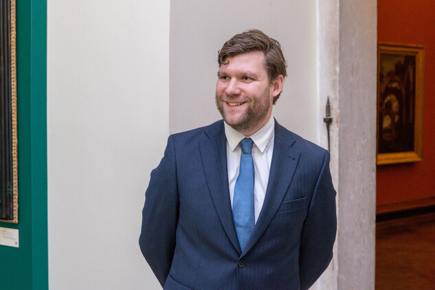 Kurátor výstavy Mgr. Michal Konečný, PhD.